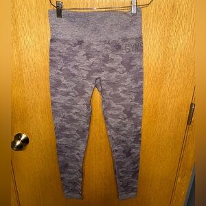 Gymshark purple Camo Leggings Size: medium
